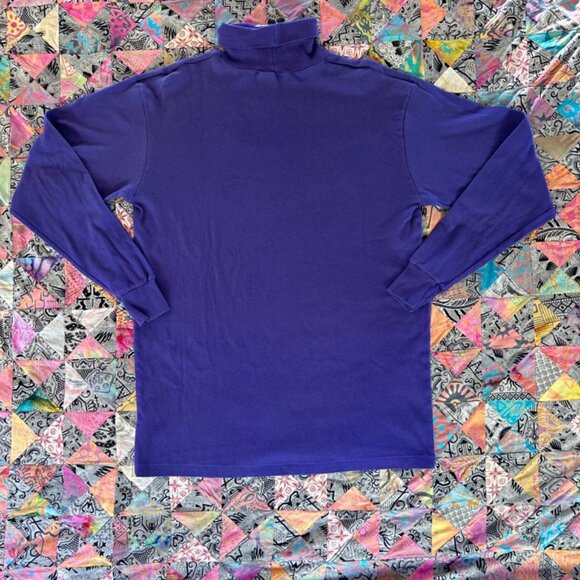 VTG 90s Nike White/Red Label Nike Embroidered Neck Long Sleeve Turtleneck Shirt. - Picture 8 of 8